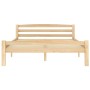 Solid pine wood bed frame 140x200 cm by vidaXL, Beds and slatted bases - Ref: Foro24-322064, Price: 122,97 €, Discount: %