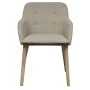 Dining chairs 2 units beige fabric and solid oak wood by vidaXL, dining chairs - Ref: Foro24-241155, Price: 219,60 €, Discoun...