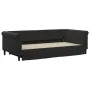 Trundle sofa bed with drawers black velvet 100x200 cm by vidaXL, Beds and slatted bases - Ref: Foro24-3197830, Price: 317,53 ...