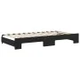 Trundle sofa bed with drawers black velvet 100x200 cm by vidaXL, Beds and slatted bases - Ref: Foro24-3197830, Price: 317,53 ...