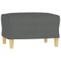 Sofagarnitur mit Kissen 3-teilig aus dunkelgrauem Stoff von vidaXL, Sofas - Ref: Foro24-3201283, Preis: 483,30 €, Rabatt: %