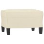 Cream synthetic leather 4-piece sofa set with cushions by vidaXL, Sofas - Ref: Foro24-3201344, Price: 613,28 €, Discount: %