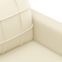 Cream synthetic leather 4-piece sofa set with cushions by vidaXL, Sofas - Ref: Foro24-3201344, Price: 613,28 €, Discount: %