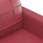 Red synthetic leather 3-piece sofa set with cushions by vidaXL, Sofas - Ref: Foro24-3201386, Price: 502,86 €, Discount: %