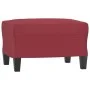 Sofa set with cushions 4 pieces red synthetic leather by vidaXL, Sofas - Ref: Foro24-3201346, Price: 658,24 €, Discount: %
