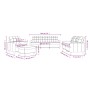 Sofagarnitur mit Kissen 4-teilig aus rotem Kunstleder von vidaXL, Sofas - Ref: Foro24-3201346, Preis: 668,55 €, Rabatt: %