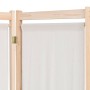 Biombo divisor 5 paneles de tela crema 200x170x4 cm de vidaXL, Divisores de ambientes - Ref: Foro24-247106, Precio: 82,28 €, ...