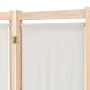 Trennwand 5 Bahnen aus cremefarbenem Stoff 200x170x4 cm von vidaXL, Raumteiler - Ref: Foro24-247106, Preis: 82,17 €, Rabatt: %