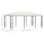 Cream fabric gazebo 3x6 m by vidaXL, Tents and gazebos - Ref: Foro24-48009, Price: 246,76 €, Discount: %