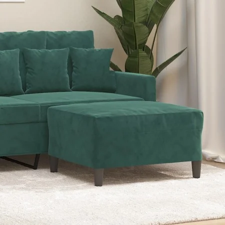 Fußhocker aus dunkelgrünem Samt, 70 x 55 x 41 cm von vidaXL, Osmanen - Ref: Foro24-349319, Preis: 58,47 €, Rabatt: %