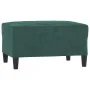 Fußhocker aus dunkelgrünem Samt, 70 x 55 x 41 cm von vidaXL, Osmanen - Ref: Foro24-349319, Preis: 58,47 €, Rabatt: %