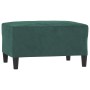 Fußhocker aus dunkelgrünem Samt, 70 x 55 x 41 cm von vidaXL, Osmanen - Ref: Foro24-349319, Preis: 72,99 €, Rabatt: %