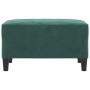 Fußhocker aus dunkelgrünem Samt, 70 x 55 x 41 cm von vidaXL, Osmanen - Ref: Foro24-349319, Preis: 72,99 €, Rabatt: %