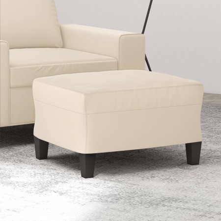 Fußstütze aus beigem Mikrofaserstoff, 60 x 50 x 41 cm von vidaXL, Osmanen - Ref: Foro24-349346, Preis: 58,94 €, Rabatt: %