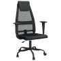 Bürostuhl mit höhenverstellbarem Netzstoff und schwarzem PE-Leder von vidaXL, Bürostühle - Ref: Foro24-353023, Preis: 81,81 €...