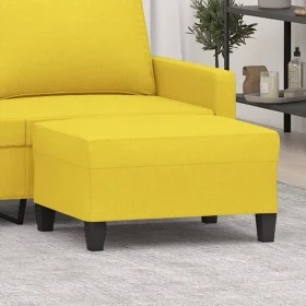 Light yellow fabric footstool 70x55x41 cm by vidaXL, Ottomans - Ref: Foro24-349352, Price: 59,07 €, Discount: %
