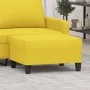 Reposapiés de tela amarillo claro 70x55x41 cm de vidaXL, Otomanas - Ref: Foro24-349352, Precio: 58,76 €, Descuento: %