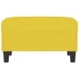 Reposapiés de tela amarillo claro 70x55x41 cm de vidaXL, Otomanas - Ref: Foro24-349352, Precio: 58,76 €, Descuento: %