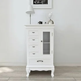 Furniture with 5 drawers and 2 shelves white by vidaXL, Drawers - Ref: Foro24-241150, Price: 191,46 €, Discount: %