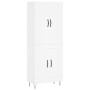 Aparador alto madera contrachapada blanco 69,5x34x180 cm de vidaXL, Aparadores - Ref: Foro24-3198073, Precio: 178,91 €, Descu...