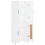 Aparador alto madera contrachapada blanco 69,5x34x180 cm de vidaXL, Aparadores - Ref: Foro24-3198073, Precio: 178,91 €, Descu...