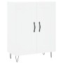 Aparador alto madera contrachapada blanco 69,5x34x180 cm de vidaXL, Aparadores - Ref: Foro24-3198073, Precio: 178,91 €, Descu...