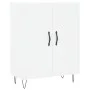 Aparador alto madera contrachapada blanco 69,5x34x180 cm de vidaXL, Aparadores - Ref: Foro24-3198073, Precio: 172,79 €, Descu...
