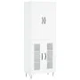 Tall white plywood sideboard 69.5x34x180 cm by vidaXL, Sideboards - Ref: Foro24-3198065, Price: 163,43 €, Discount: %