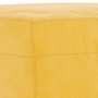 Banco de terciopelo amarillo 100x35x41 cm de vidaXL, Bancos - Ref: Foro24-349427, Precio: 61,94 €, Descuento: %