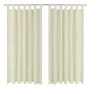 2 micro-satin curtains with loops 140 x 175 cm by vidaXL, Curtains and curtains - Ref: Foro24-130356, Price: 26,57 €, Discoun...