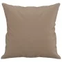 Decorative cushions 2 pcs cappuccino synthetic leather 40x40 cm by vidaXL, Cushions - Ref: Foro24-349484, Price: 28,57 €, Dis...