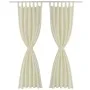 2 micro-satin curtains with loops 140 x 175 cm by vidaXL, Curtains and curtains - Ref: Foro24-130356, Price: 26,57 €, Discoun...