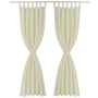 2 Mikrosatin-Vorhänge mit Schlaufen 140 x 175 cm von vidaXL, Vorhänge und Gardinen - Ref: Foro24-130356, Preis: 29,80 €, Raba...