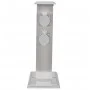 Column with plugs for the garden black stainless steel by vidaXL, wall sockets - Ref: Foro24-41236, Price: 55,03 €, Discount: %