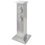 Column with plugs for the garden black stainless steel by vidaXL, wall sockets - Ref: Foro24-41236, Price: 55,03 €, Discount: %