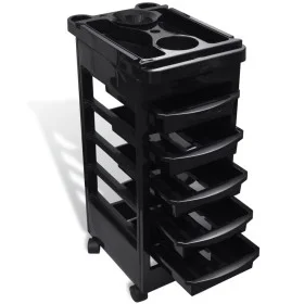 Carrito de plástico con ruedas para peluquerías de vidaXL, Cuidado capilar - Ref: Foro24-110104, Precio: 72,70 €, Descuento: %