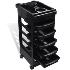 Kunststoffwagen mit Rädern für Friseure von vidaXL, Kapillarpflege - Ref: Foro24-110104, Preis: 73,77 €, Rabatt: %
