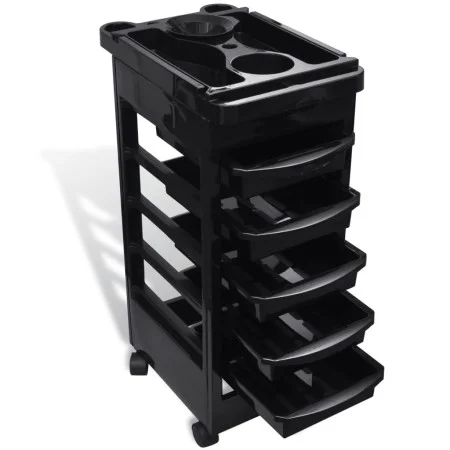 Kunststoffwagen mit Rädern für Friseure von vidaXL, Kapillarpflege - Ref: Foro24-110104, Preis: 72,70 €, Rabatt: %