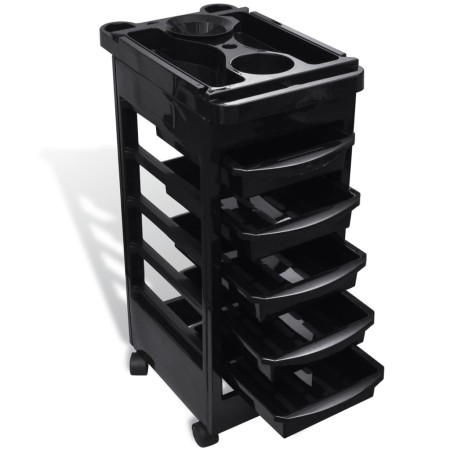 Kunststoffwagen mit Rädern für Friseure von vidaXL, Kapillarpflege - Ref: Foro24-110104, Preis: 73,77 €, Rabatt: %