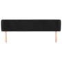 Kopfteil aus schwarzem Samt, 203 x 23 x 78/88 cm von vidaXL, Kopf- und Fußteile - Ref: Foro24-3117212, Preis: 86,07 €, Rabatt: %