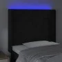 Black velvet headboard with LED 103x16x118/128 cm by vidaXL, Headboards and footboards - Ref: Foro24-3124092, Price: 94,56 €,...