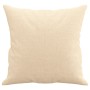 Dekokissen 2 Stück cremefarbener Stoff 40x40 cm von vidaXL, Kissen - Ref: Foro24-349473, Preis: 19,08 €, Rabatt: %