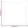 Decorative cushions 2 pcs cream fabric 40x40 cm by vidaXL, Cushions - Ref: Foro24-349473, Price: 18,63 €, Discount: %