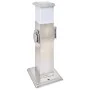 Column with garden sockets with stainless steel lamp by vidaXL, wall sockets - Ref: Foro24-41238, Price: 45,97 €, Discount: %