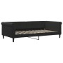 Schlafsofa aus schwarzem Samt, 100 x 200 cm von vidaXL, Betten und Lattenroste - Ref: Foro24-354255, Preis: 212,49 €, Rabatt: %