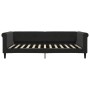 Sofá cama terciopelo negro 100x200 cm de vidaXL, Camas y somieres - Ref: Foro24-354255, Precio: 212,49 €