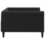 Sofá cama terciopelo negro 100x200 cm de vidaXL, Camas y somieres - Ref: Foro24-354255, Precio: 212,49 €