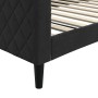 Schlafsofa aus schwarzem Samt, 100 x 200 cm von vidaXL, Betten und Lattenroste - Ref: Foro24-354255, Preis: 212,49 €, Rabatt: %