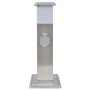 Column with garden sockets with stainless steel lamp by vidaXL, wall sockets - Ref: Foro24-41238, Price: 46,73 €, Discount: %
