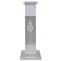 Column with garden sockets with stainless steel lamp by vidaXL, wall sockets - Ref: Foro24-41238, Price: 45,97 €, Discount: %